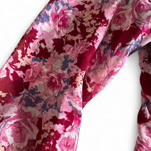 Vici Floral Twist Cutout Long Sleeve Midi Dress - Size M - Picture 6 of 6